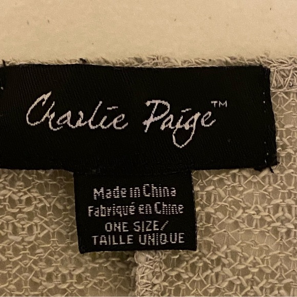 Charlie Paige Women’s Open Cardigan Lightweight Sweater One Size See-Through - Picture 7 of 7